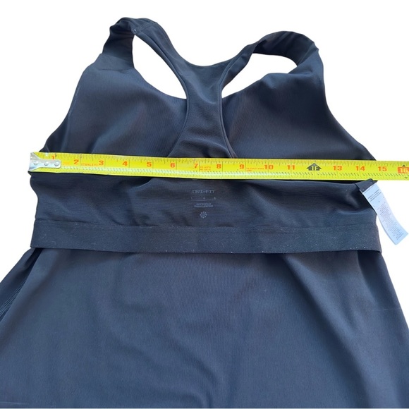 Nike Swoosh Women’s Large Support Padded Sports Bra Tank Black - Picture 6 of 10